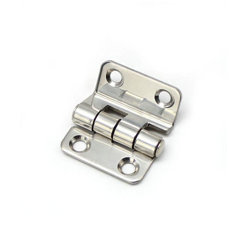 CL252 บานพับสแตนเลสขัดกระจกเปิดได้ 180°