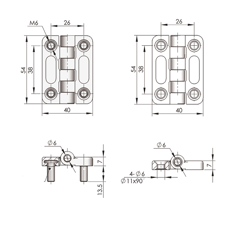 CL209-1S บานพับสแตนเลสขัดเงาและขัดเงาพร้อมพิน CL209-1S บานพับสแตนเลสขัดเงาและขัดเงาพร้อมพิน