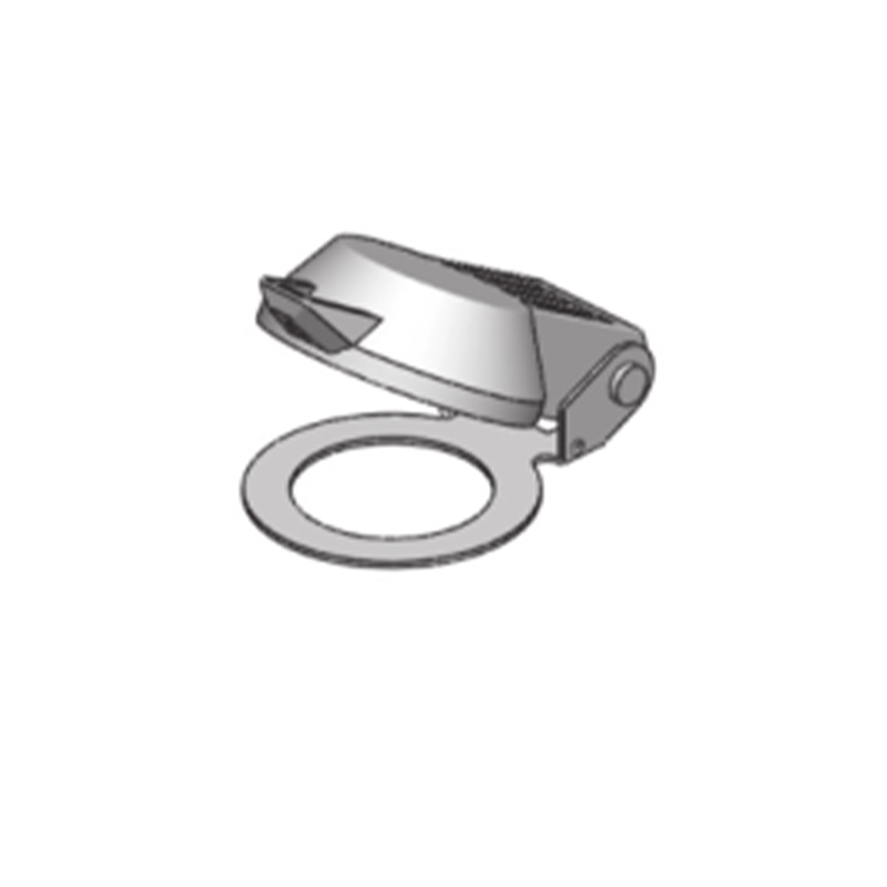 DP001 Chrome ZDC ฝาครอบกันฝุ่น ฝาครอบกันน้ำ อุปกรณ์ล็อค