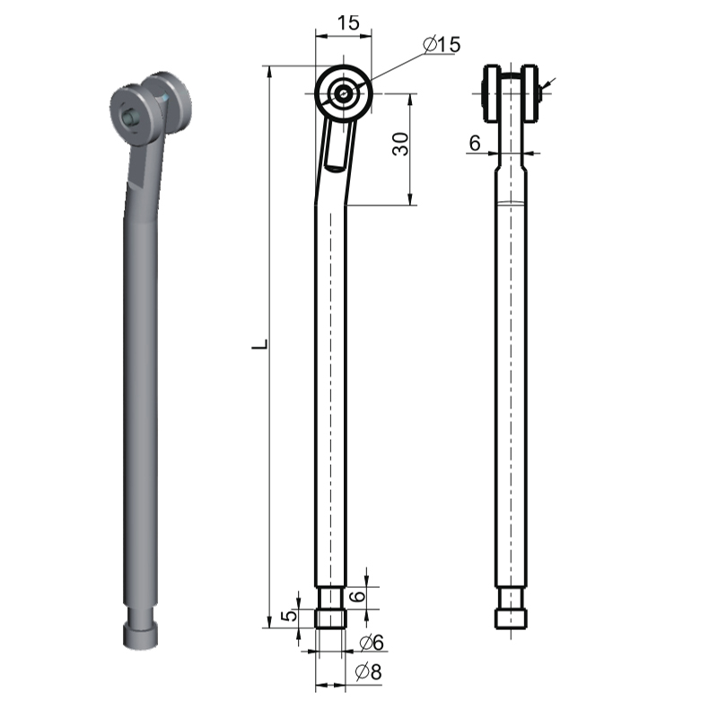 LG002A ก้านสูบ อุปกรณ์ล็อคอุตสาหกรรม