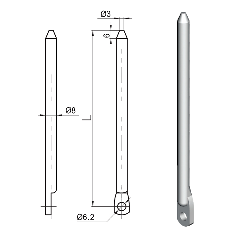 LG007-A อุปกรณ์เสริมก้านสูบอุตสาหกรรมลูกกลิ้งไนลอน